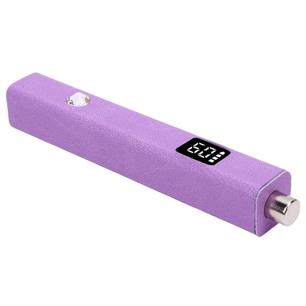 Nail Lamp Magnet 395 405nm Fast Curing Portable Handheld Nail Light Dryer with LED Screen PU Leather Handle
