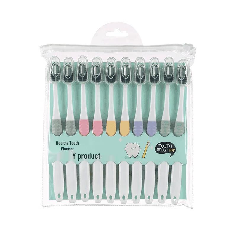 Jian Gum Care Adult Soft Bristle Toothbrush - 10-Pack
