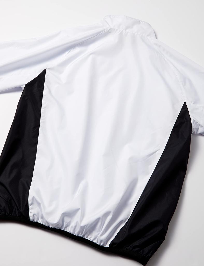 ZETT Baseball Long Sleeve Half Zip Jumper for Cold Weather White x Navy S BOV335