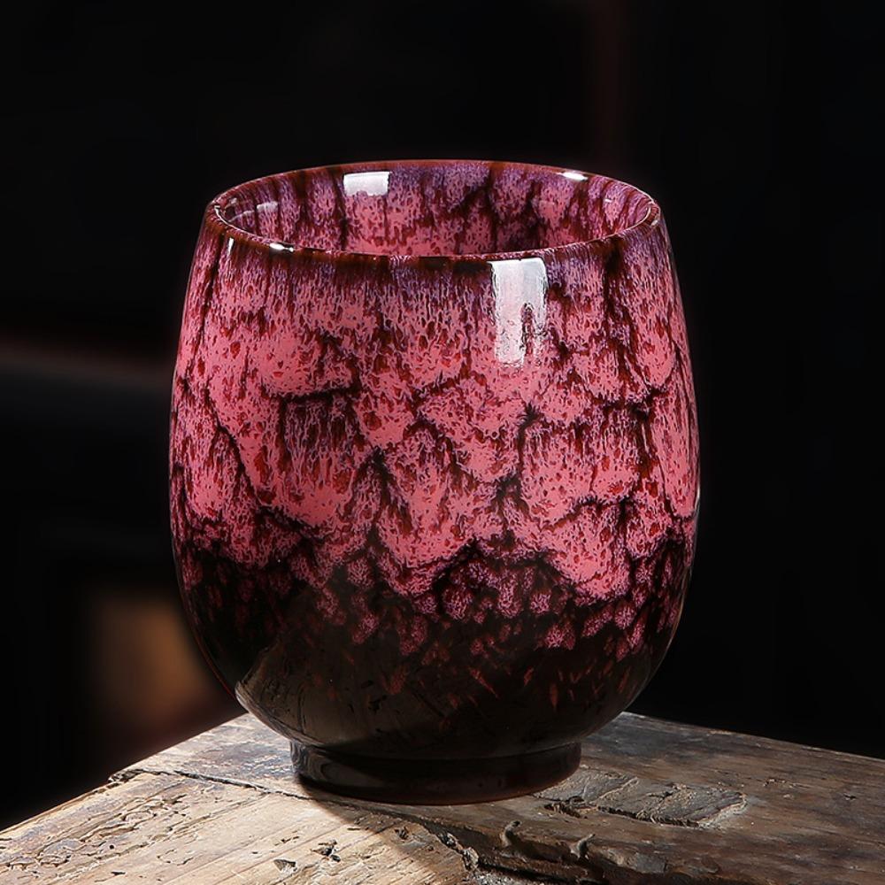 Creative Kung Fu Ceramic Teacup Drinkware Kiln Transformation Tea Bowl Porcelain Japanese Style Water Cup