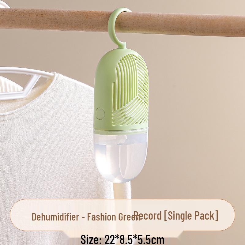 Hanging Wardrobe Dehumidifier Bag - Moisture Proof, Anti-Mold, Calcium Chloride Absorbent for Dorms and Clothes