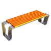 WEZHO 304 Stainless Steel Outdoor Park Bench