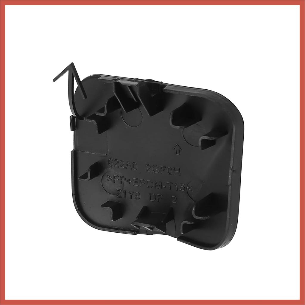 ACROPIX Black Front Right Bumper Tow Hook Towing Eye Cover Cap Replacement 622A0-9HS0A for Nissan Altima 2016-2018 Car Parts