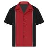 Men's Stripes 3D Printed Shirt Contrast Color Casual Hawaiian Beach Shirt Men's Simple Business Casual Fashion Top Men Clothing