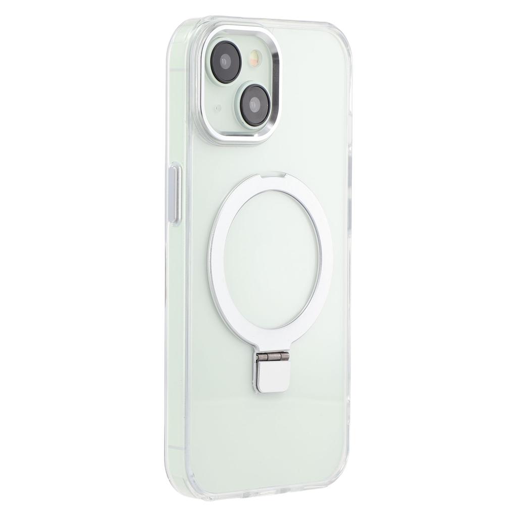 For iPhone 14 Case Compatible with MagSafe Kickstand TPU+PC Clear Phone Cover