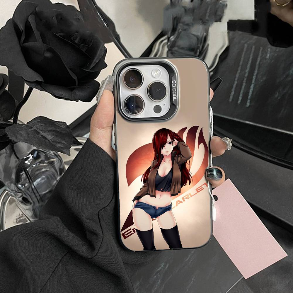 ANIME P-FAIRY TAIL Handyhülle Für iPhone 17,16,15,14,13,12,Pro MAX Weiß Matt Stoßfeste Hülle