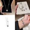 Enkelt Stjärn Zirkon Hängsmycke Halsband För Kontorskläder Och Vardagsmode