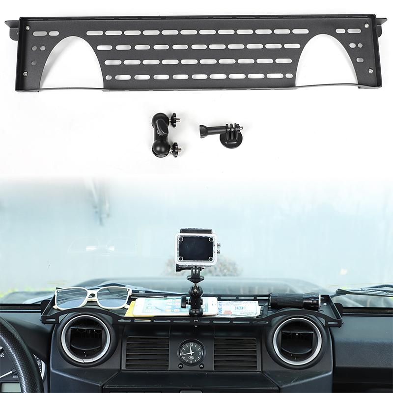 For Land Rover Defender 90 110 2004-2018 Car Center Console Phone Holder Sports Camera Bracket Radio Intercom Stand Storage Tray