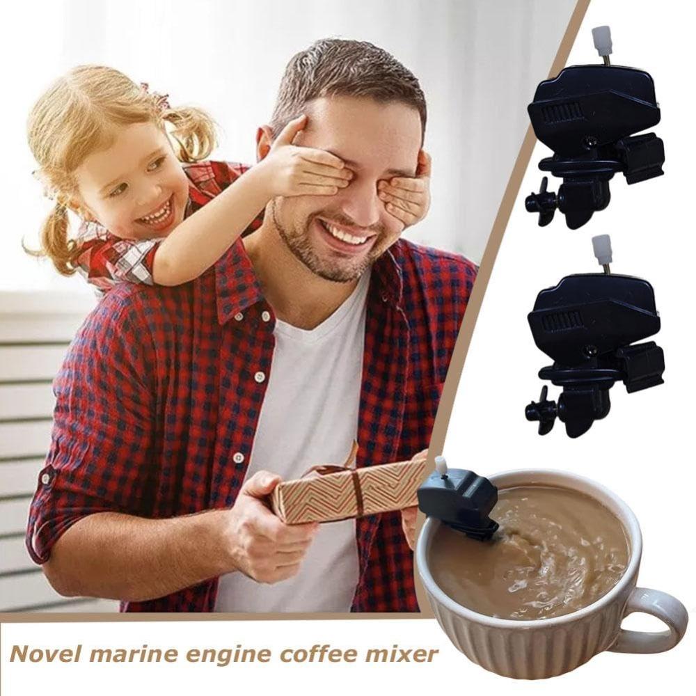 Aufzieh-Mini-Bootsmotor Kaffeerührer Langlebiger Bootspropeller Kaffeerührer Geschenke