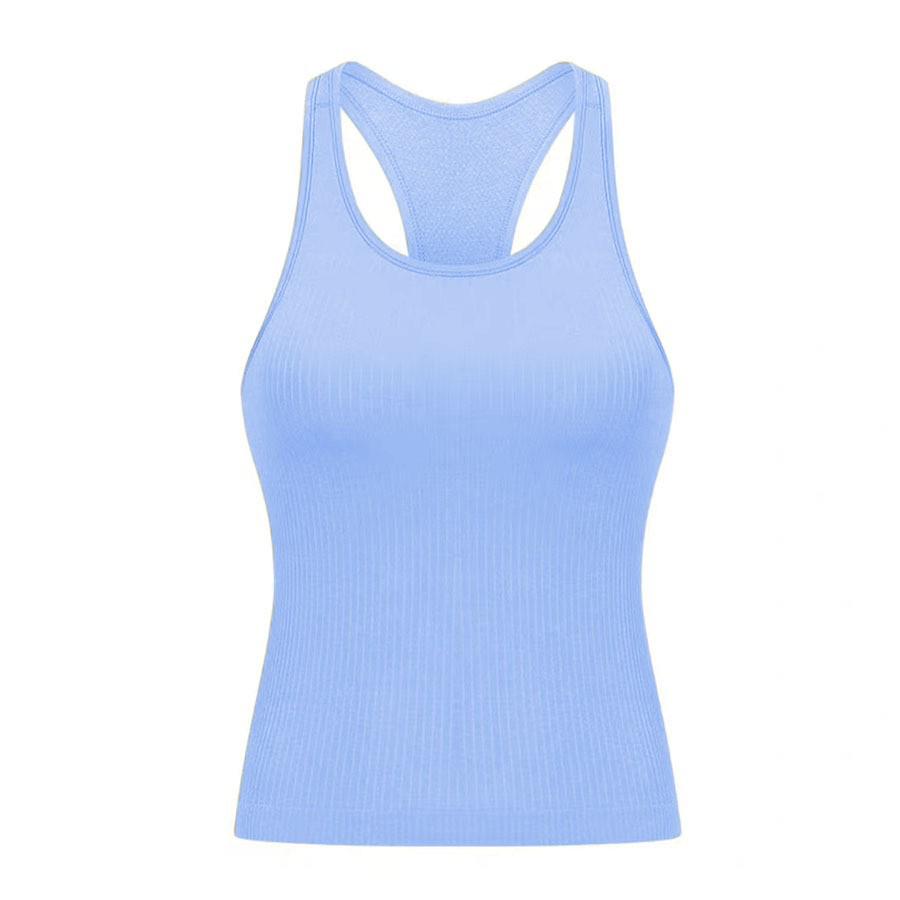 Ebb Women's Racerback Yoga Tank Top with Chest Pads