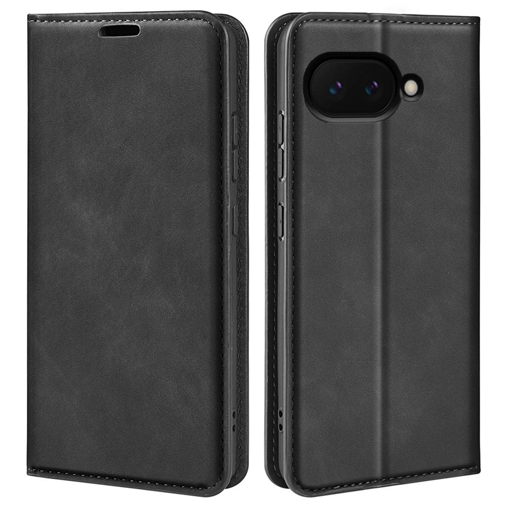For Google Pixel 9a Case Skin-Touch Leather Wallet Phone Cover