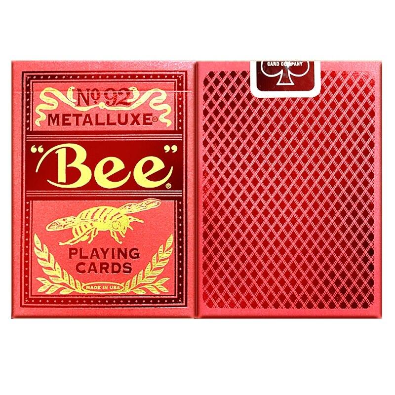 SOLOMAGIA Mazzo Di Carte Da Gioco Bee Silver Stinger - Prodotto Da USPCC