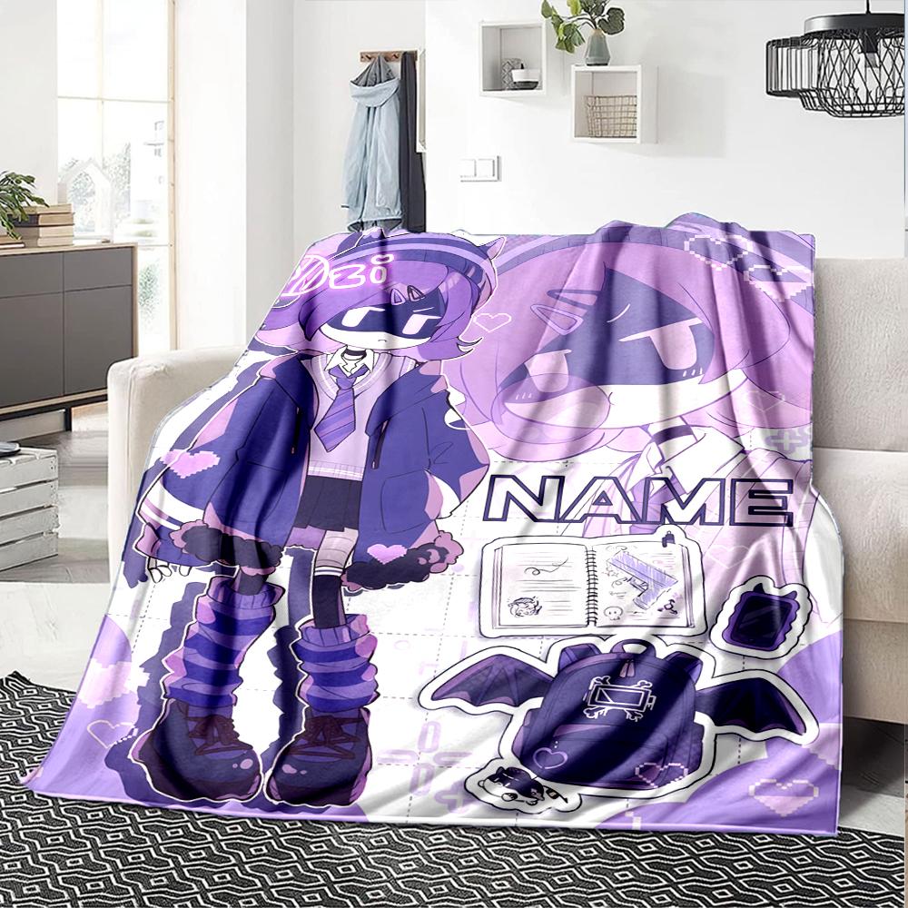 Customiz Name Personality Murder Drones Blanket Soft &Warm Sofa Office Bed Travel Lunch Break Blanket, Gift Suitable All Seasons