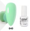 GELPOLISH Nail Art Set: Base, Top Coat, Transparent & White Gel Polishes