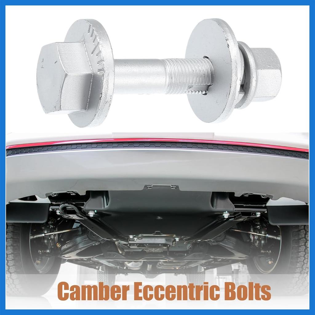 1 Set Eccentric Alignment Camber Bolt for Hyundai for KIA 2011-2016 No.546403R000 Suspension Control Arm Cam Adjustment Nut Kit Auto Accessories