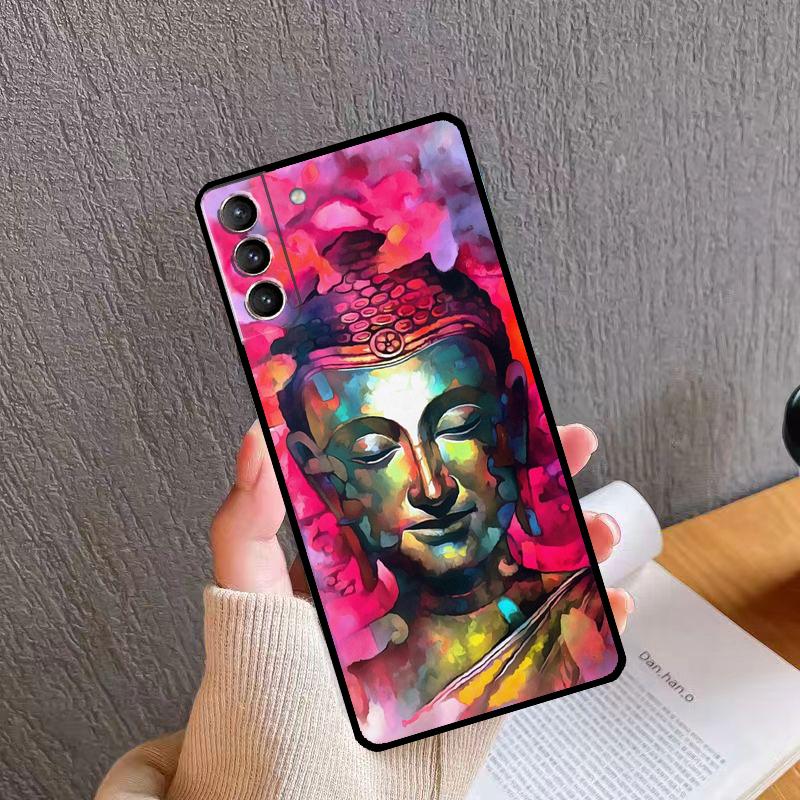 Trippy Gautama Buddha Phone Case For Samsung Galaxy S24 S26 Ultra S20 S21 S22 S23 S25 Plus S10 S24 S25 FE Cover