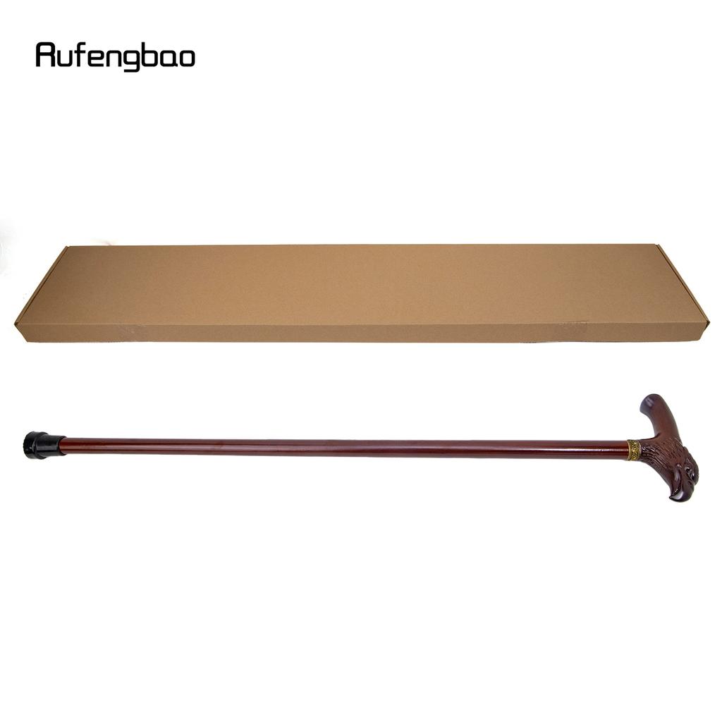 Brown Eagle Wooden Fashion Walking Stick Wood Decorative Stick Cane Halloween for Cosplay and Parties, for Cosplay & Party 93cm