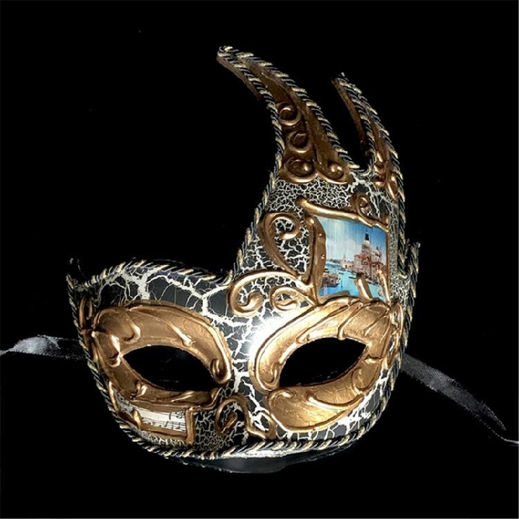 Maskerade Halbmaske Halloween Augenmaske Kostüm Halbmaske Maskerade Kostüm Accessoire für Damen Herren Halloween