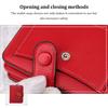 Foldable Leather Wallet Party Banquet Dating Portable Change Storage Purse Traveling Shopping Credit Card Holder Bag