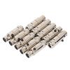 10 Pcs XLR Female Head Mini Full Metal 6 Pin Female Connector for Microphone Cable Interface