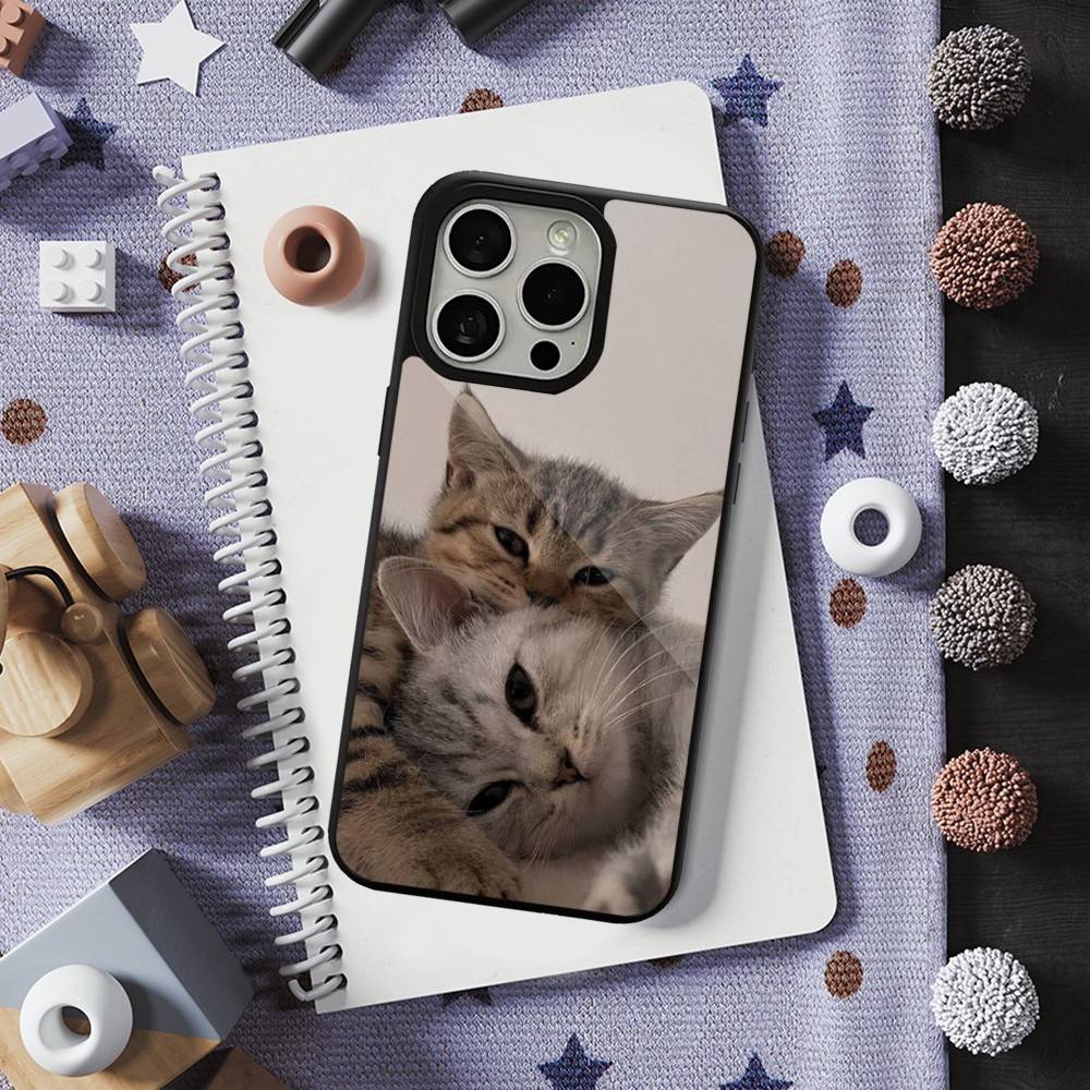 Cute Animals Cat For iPhone Mini,13,Max,11,15,17,14,Plus,12,Pro,16,For Magsafe,Magnetic Wireless Charging Case