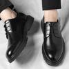 Fashion Summer New Perforated Lightweight Lace Up Comfortable Casual Leather Shoes Fashion Brand Men's Blok Carved Casual Oxford Shoes