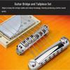 Electric Guitar Roller Bridge & Tailpiece for ES335: Complete Upper & Lower Saddles Set