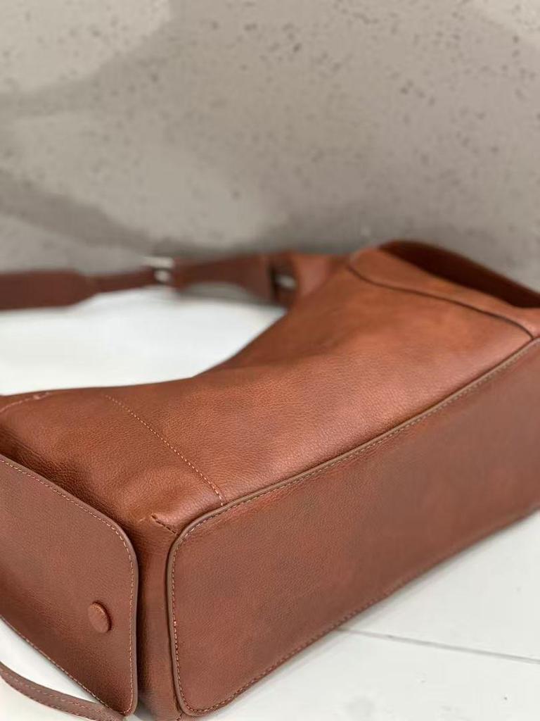 2025 Korean Style Women's Large Capacity Genuine Leather Crossbody Bag