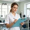 Durable Plastic Clipboard for Nurses with Storage And Pen Holder, Letter Size Slimcase Sturdy Polypropylene Folder Folder, Portable Document Organizer