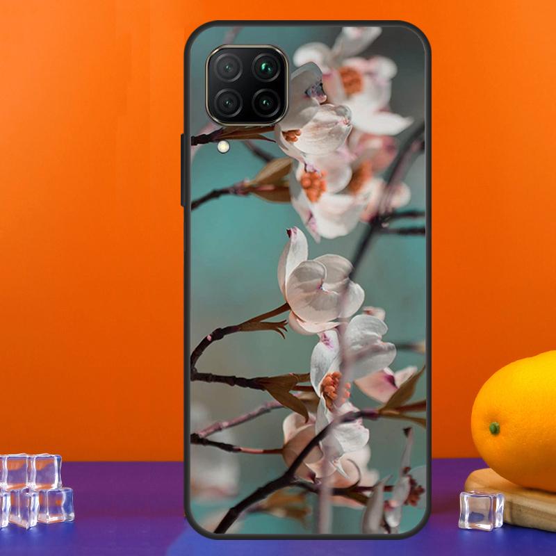 3D Flower Relief For Huawei Nova 12s 12i 11i 8i 9 10 SE Y91 Y90 Y60 Y70 Y72 Y61 P20 P40 Lite P30 P60 Pro Case