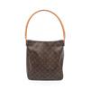 Used LOUIS VUITTON Looping GM Monogram Shoulder Bag M51145 Monogram PVC coated canvas leather Brown Used Women