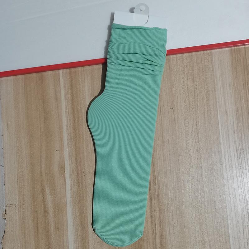 Spring/Summer Breathable Cotton Socks: Thin, Anti-Pilling, Seamless Postpartum Comfort, Solid Color, Casual Fashion