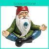 Delightful Bearded Gnome Statue Sitting With Bird For Home And Garden Dcor