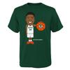 NBA T-Shirt Milwaukee Bucks Giannis Antetokounmpo Geeked Up Basketball Shirt Unisex T-Shirt