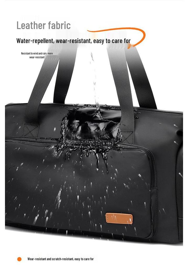 Spring-Summer Large Capacity Sports Travel Bag with Dry/Wet Separation