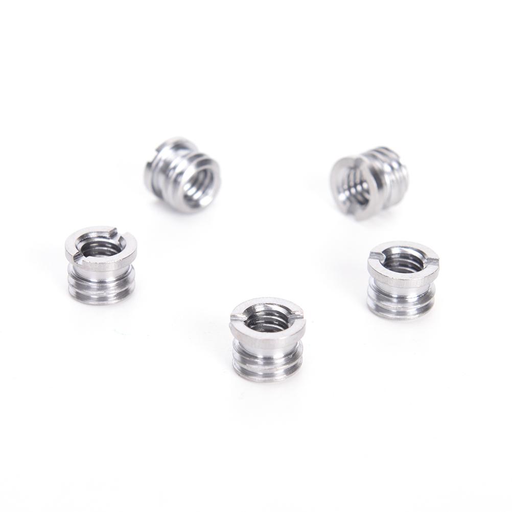 

- 5Pcs Adapter - 1/4 To 3/8 Convert Screw (5pack) Adapter For Tripod And Camera And Quick X8K5 New -