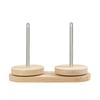 Durable Portable Yarn Rotating Tool Wooden Detachable Wool Yarn Winding Axis Frame Yarn Holder Household