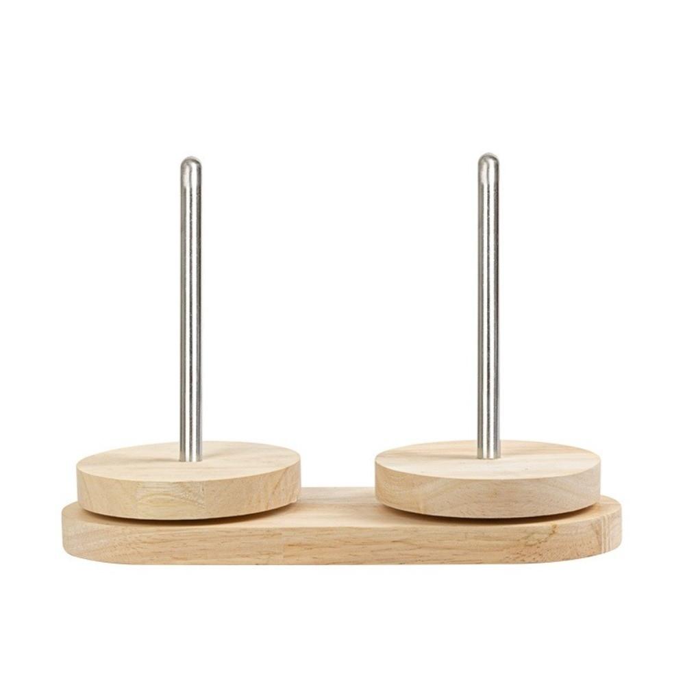 Durable Portable Yarn Rotating Tool Wooden Detachable Wool Yarn Winding Axis Frame Yarn Holder Knitting Crochet