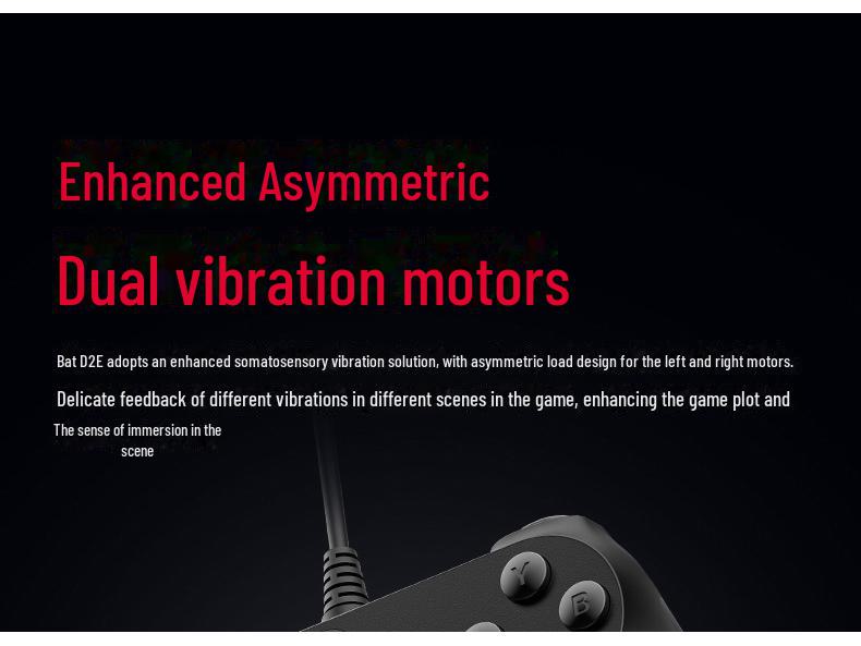 Beitong Wired PC USB Game Controller for Smart TV and Steam - Compatible with NBA2k18