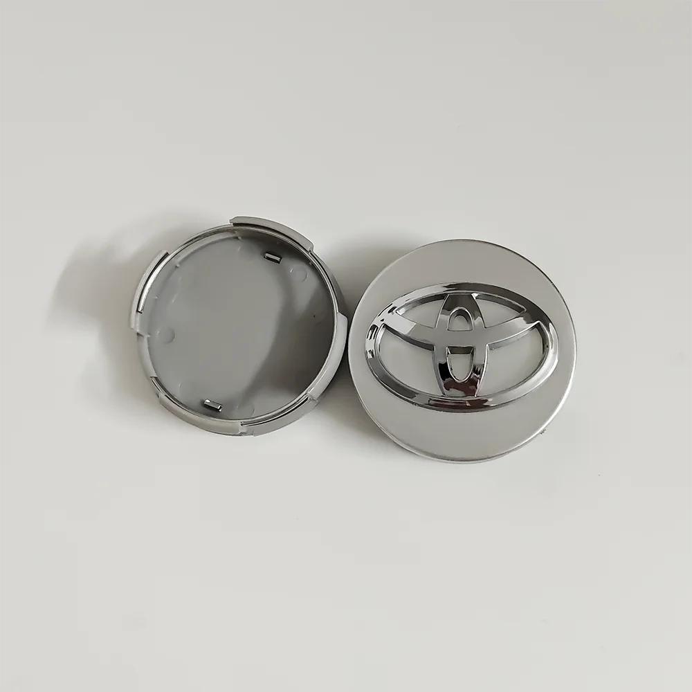 for Toyota Camry Corolla RAV4 Highlander Vios C-HR SIENNA AVALON YARLS 53mm 57mm 62mm 4 Pieces Wheel Center Caps