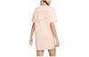 Short Sleeved Dresses Women's Light Beige Crew Neck Moderate Short DV0593-800