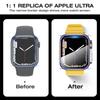Glass+Case For Apple Watch 11 10 46/42mm 9 8 7 45/41mm Screen Protector Change to Ultra 4/3/2/1 iWatch 6 5 SE 44/40mm Bumper Cover