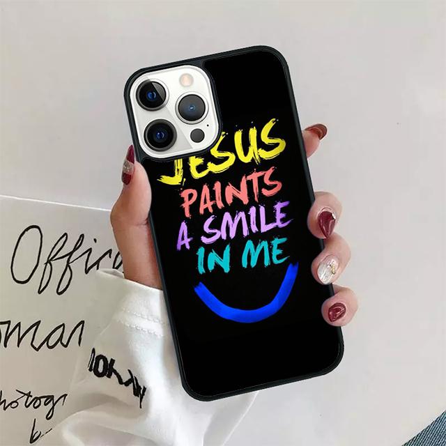 Bible Jesus Christian quotes Phone Case Cover For iPhone 17 Air 15 16 14 13 12 Pro Max 11 Pro Max Plus Coque Shell