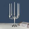 European Candle Holder, Romantic Gold Candle Stand, Exquisite Metal Home, Wedding Ceremony, Banquet Decoration, Ornament