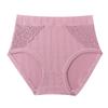 Large Size Female Spring and Autumn Pure Cotton Antibacterial High Waist Middle Aged and Elderly Briefs