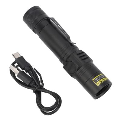 LED UV Black Light Flashlight 365nm Rechargeable Energy Saving Portable UV Blacklight Detector for