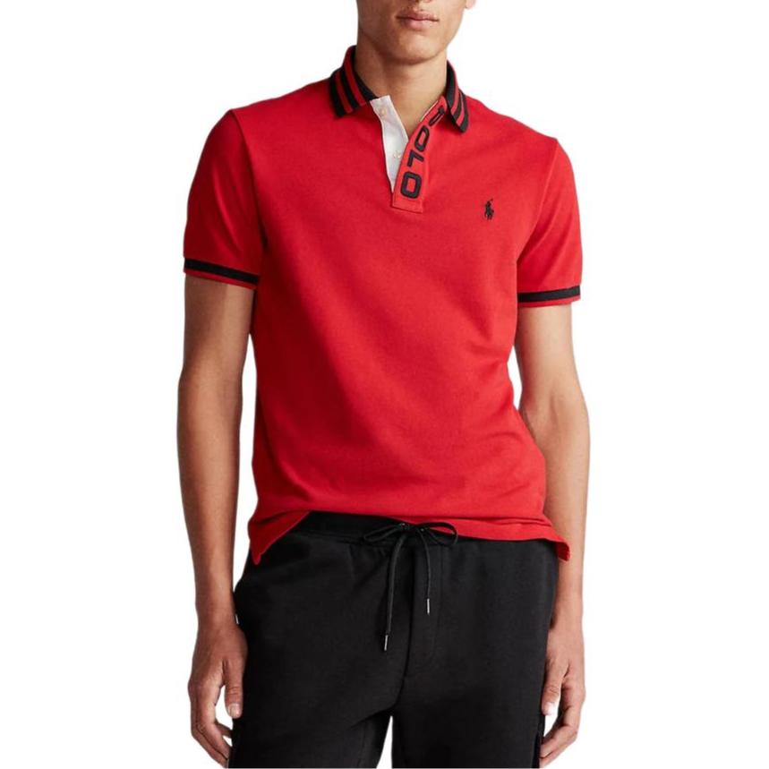 Polo Ralph Lauren Letter Print Embroidered Polo Shirt Men Polo Shirts 710812679-004