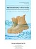 Women's Fashion Martin Rain Boots: Non-Slip, Thick Sole, Mid-Low Shaft, Height-Increasing Rubber Shoes