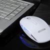 Blue Glowing Ergonomic Wireless Mouse 1600DPI 4Buttons Opticals Sensors For Desktop Laptop Quiet Operation 3A Powereds