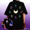 Anime Sailor Moon Womens Harajuku Summer Tshirt 2026 New Oversized Retro Streetwear Casual Loose Unisex Short Sleeve Unisex Tops